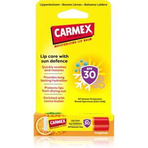 Carmex Tropical Sun Defense ochranný balzam na pery SPF 30 4,25 g
