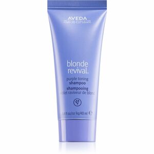 Aveda Blonde Revival™ Purple Toning Shampoo fialový tónovací šampón 40 ml