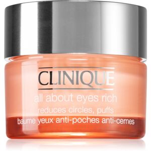 Clinique All About Eyes™ Rich hydratačný očný krém proti opuchom a tmavým kruhom 30 ml