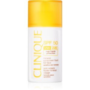 Clinique Sun SPF 50 Mineral Sunscreen Fluid For Face minerálny opaľovací fluid na tvár SPF 50 30 ml