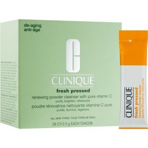 Clinique Fresh Pressed™ Renewing Powder Cleanser with Pure Vitamin C čistiaci púder s vitamínom C 28x0,5 g
