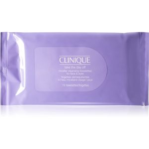 Clinique Take The Day Off™ Micellar Cleansing Towelettes for Face & Eyes čistiace a odličovacie obrúsky 10 ks