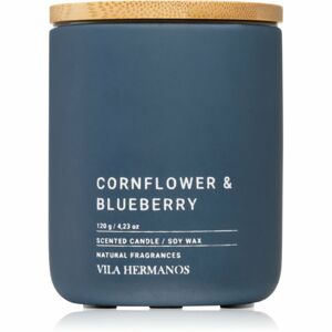 Vila Hermanos Concrete Cornflower & Blueberry vonná sviečka 120 g