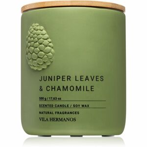 Vila Hermanos Juniper Leaves & Chamomille vonná sviečka 500 g