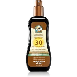 Australian Gold Spray Gel Sunscreen With Instant Bronzer tónujúci ochranný gel SPF 30 237 ml