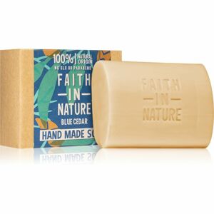 Faith In Nature Hand Made Soap Blue Cedar prírodné tuhé mydlo 100 g