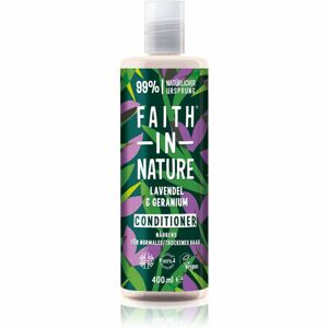 Faith In Nature Lavender & Geranium prírodný kondicionér pre normálne až suché vlasy 400 ml