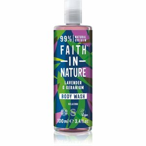 Faith In Nature Lavender & Geranium relaxačný sprchový gél 400 ml