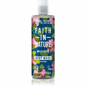 Faith In Nature Wild Rose prírodný sprchový gél pre obnovu kožnej bariéry 400 ml