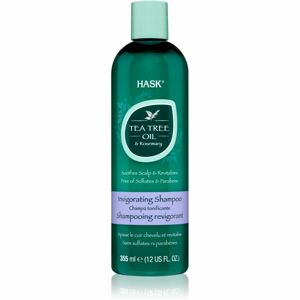 HASK Tea Tree Oil & Rosemary osviežujúci šampón pre suchú pokožku hlavy so sklonom k svrbeniu 355 ml