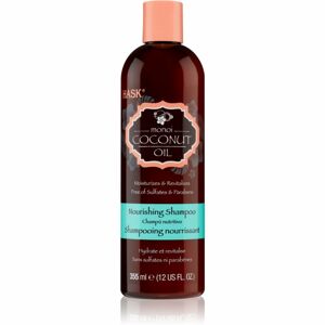 HASK Monoi Coconut Oil ošetrujúci šampón na lesk a hebkosť vlasov 355 ml