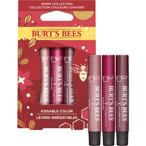 Burt’s Bees Festive Kissable Color darčeková sada Peony (na pery)