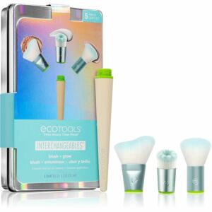 EcoTools Interchangeables™ Blush & Glow multifunkčný štetec (3v1)