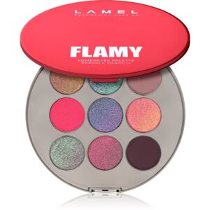 LAMEL Flamy Lumeneyes Palette paletka očných tieňov 9 g