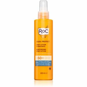 RoC Soleil Protect Moisturising Spray Lotion hydratačný sprej na opaľovanie SPF 50+ 200 ml