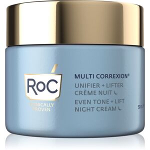 RoC Multi Correxion Even Tone + Lift rozjasňujúci nočný krém pre zjednotenie farebného tónu pleti 50 ml