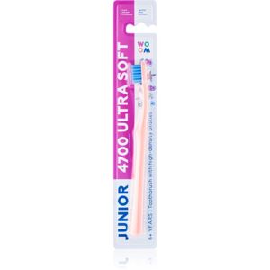 WOOM Toothbrush Junior 4700 Ultra Soft zubná kefka pre deti od 6 rokov ultra soft 1 ks