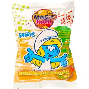 Disney Smurfs farebné šumivé tablety do kúpeľa Mango 1 ks
