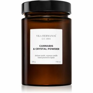 Vila Hermanos Apothecary Cannabis & Crystal Powder vonná sviečka 225 g