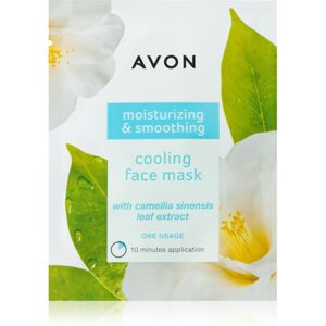 Avon Face Mask Cooling intenzívna hydratačná pleťová maska so zeleným čajom 8 ml