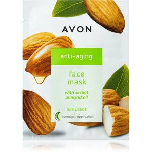 Avon Face Mask Anti-Aging omladzujúca pleťová maska s mandľovým olejom 30+ 8 ml