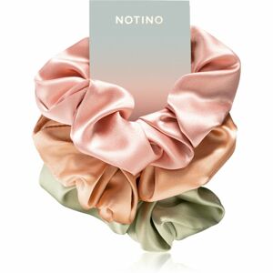 Notino Pastel Collection Hair rings gumičky do vlasov Pink, Orange, Green 3 ks