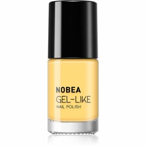 NOBEA Colourful Gel-like Nail Polish lak na nechty s gélovým efektom odtieň banana #N33 6 ml