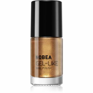 NOBEA Metal Gel-like Nail Polish lak na nechty s gélovým efektom odtieň bronze #N41 6 ml