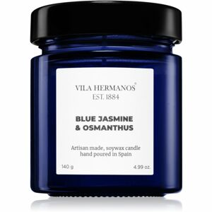 Vila Hermanos Apothecary Cobalt Blue Jasmine & Osmanthus vonná sviečka 140 g