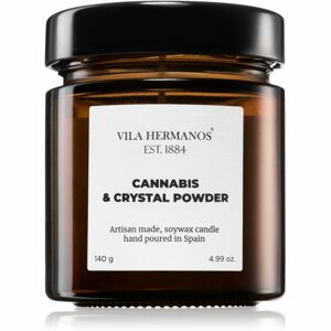 Vila Hermanos Apothecary Cannabis & Crystal Powder vonná sviečka 140 g