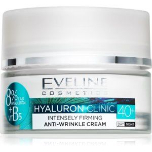Eveline Cosmetics Hyaluron Clinic intenzívny spevňujúci denný a nočný krém 40+ 50 ml