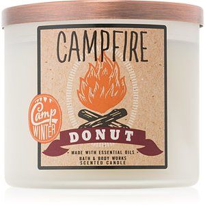 Bath & Body Works Camp Winter Campfire Donut vonná sviečka 411 g
