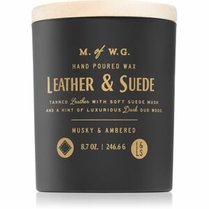Makers of Wax Goods Leather & Suede vonná sviečka 246,6 g