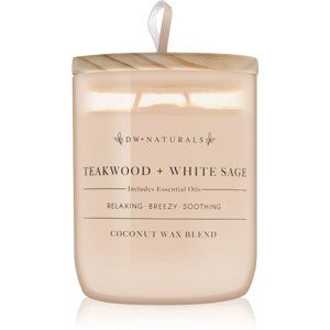 DW Home Teakwood + White Sage vonná sviečka 501 g