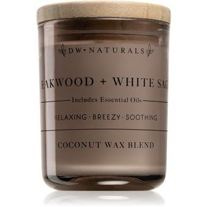 DW Home Teakwood + White Sage vonná sviečka 102,34 g