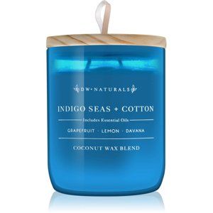 DW Home Indigo Seas + Cotton vonná sviečka 501 g