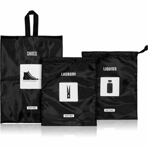 Notino Travel Collection Set of bags for shoes & laundry cestovná sada tašiek na obuv, prádlo a tekutiny 3 ks