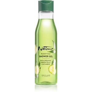 Oriflame Love Nature Green Tea & Cucumber čistiaci sprchový gél s kyselinou mliečnou 250 ml