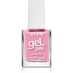Avon Gel Shine lak na nechty s gélovým efektom odtieň Blushing Pink 10 ml