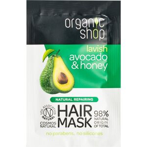 Organic Shop Natural Avocado & Honey regeneračná maska na vlasy 6 ml
