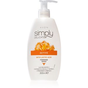 Avon Simply Delicate Active dámsky sprchový gél pre intímnu hygienu 300 ml