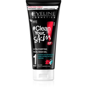Eveline Cosmetics #Clean Your Skin čistiaci pleťový gél pre mastnú pleť 200 ml