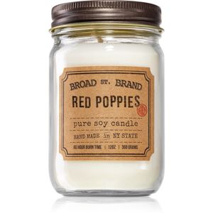 KOBO Broad St. Brand Red Poppies vonná sviečka (Apothecary) 360 g