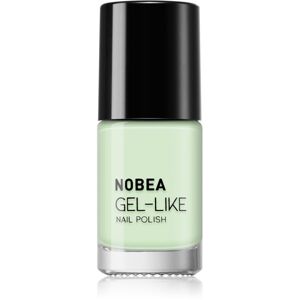 NOBEA Day-to-Day Gel-like Nail Polish lak na nechty s gélovým efektom odtieň #N66 Lime sorbet 6 ml