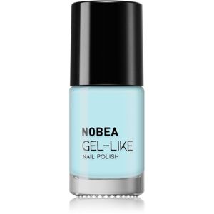 NOBEA Day-to-Day Gel-like Nail Polish lak na nechty s gélovým efektom odtieň #N67 Sky blue 6 ml