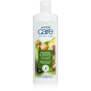 Avon Care HairCare šampón a kondicionér 2 v1 s vyživujúcim účinkom 700 ml