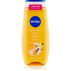 Nivea Zen Vibes upokojujúci sprchový gél Geranium & Vanilla 250 ml