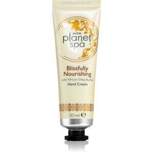 Avon Planet Spa Blissfully Nourishing výživný krém na ruky s bambuckým maslom 30 ml