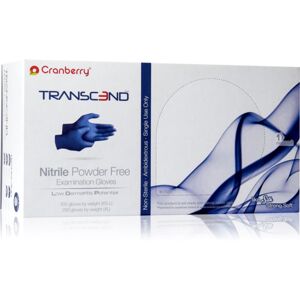 Cranberry Transcend Oil nitrilové nepudrované vyšetrovacie rukavice veľkosť M 300 ks