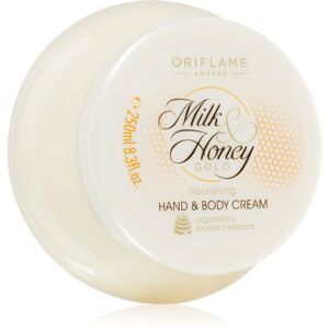 Oriflame Milk & Honey Gold výživný krém na ruky a telo 250 ml